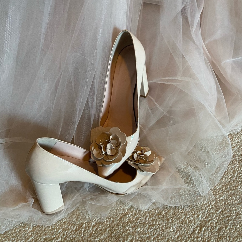 Kate Spade patent shoes - very unique style!